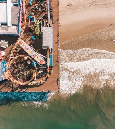 bird's-eye view body of water