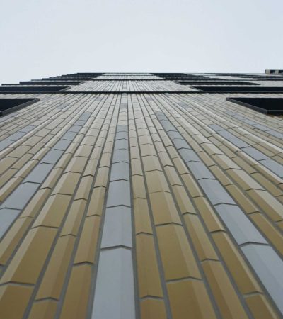 upshot of the side of a Lehrer designed building