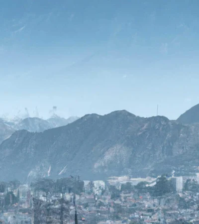 a city in the mountains