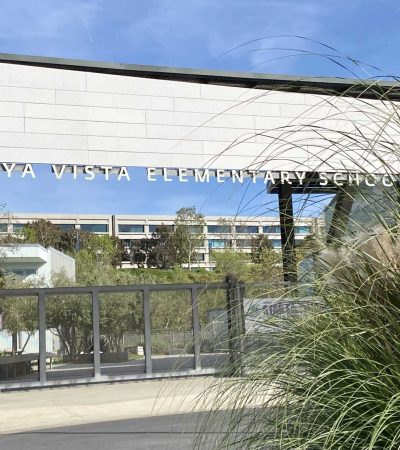 playa vista elementary school sign