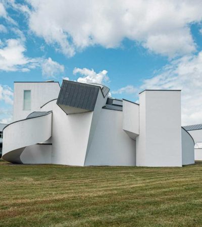 Vitra Design Museum with a large roof