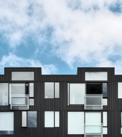 black and white building during daytime