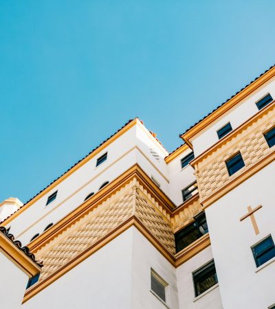 white and yellow concrete building