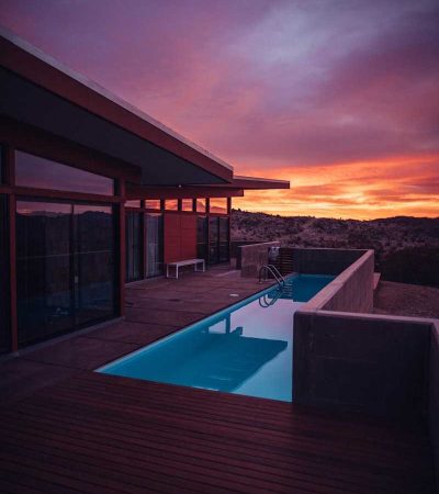 water poll near house during golden hour