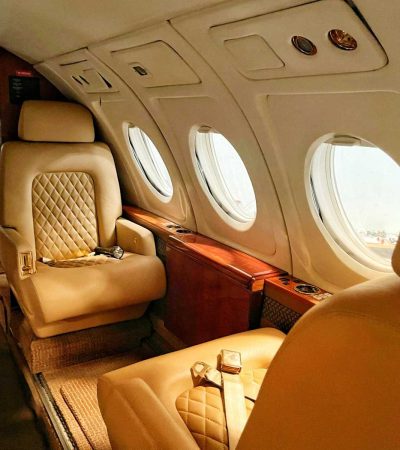 brown leather car seat with white leather seat